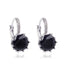 Cubic Zircon Metal Vintage Stud Earring Stud Earrings MEAJOE Second Store Black
