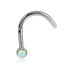 Curved Steel Nose Piercing Body Jewelry Body Jewelry SWANJO Jewelry Store B1115