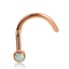 Curved Steel Nose Piercing Body Jewelry Body Jewelry SWANJO Jewelry Store B1118