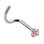 Curved Steel Nose Piercing Body Jewelry Body Jewelry SWANJO Jewelry Store B1512