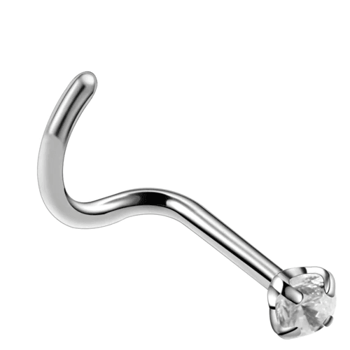 Curved Steel Nose Piercing Body Jewelry Body Jewelry SWANJO Jewelry Store B1513
