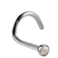 Curved Steel Nose Piercing Body Jewelry Body Jewelry SWANJO Jewelry Store B1517
