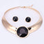 Dazzling Huge Crystal Bridal Jewelry Sets Bridal Jewelry Sets Carol Jewelry Black