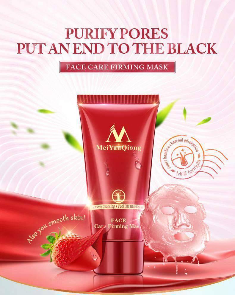 Deep Cleansing Strawberry Peel Off Face Mask For Women & Men Treatments & Masks MeiYanQiong Official Store Default Title