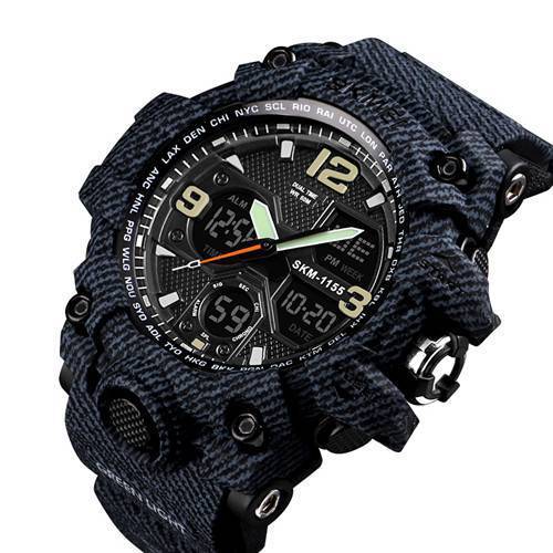 Denim Style Military Digital Sports Watch Quartz Watches TYT Professional Wristwatches store Denim Black