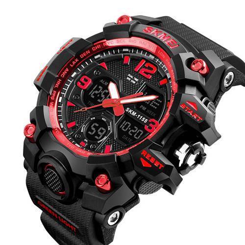 Denim Style Military Digital Sports Watch Quartz Watches TYT Professional Wristwatches store red