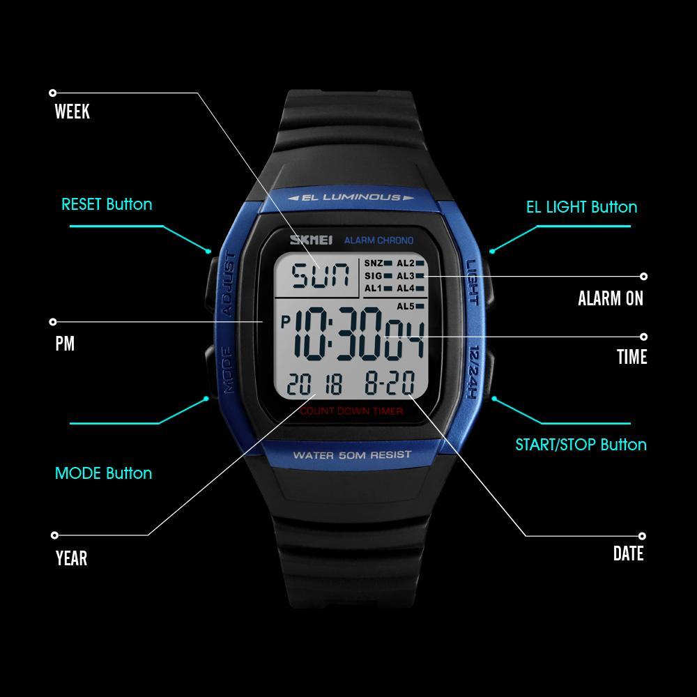 Digital Electronic Wristwatch Digital Watches TYT Professional Wristwatches store
