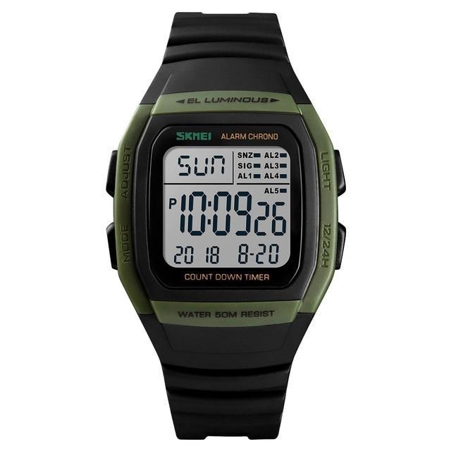 Digital Electronic Wristwatch Digital Watches TYT Professional Wristwatches store Army Green