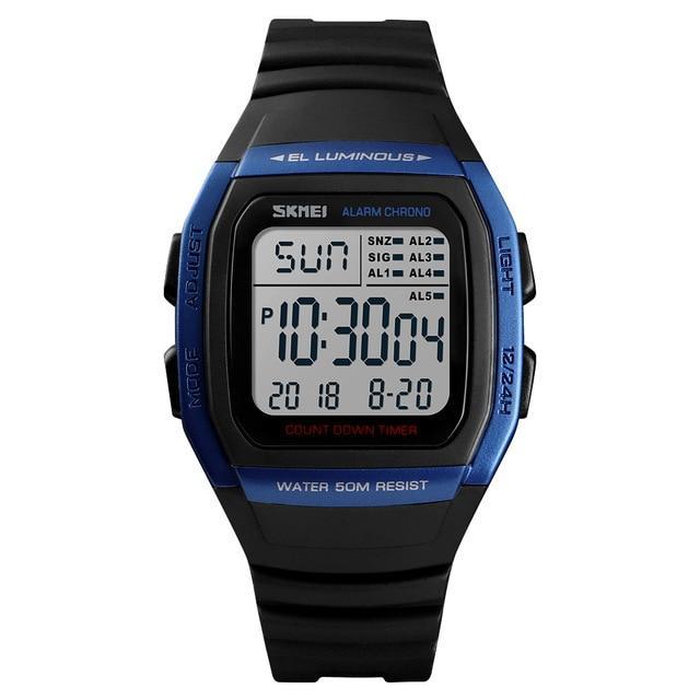 Digital Electronic Wristwatch Digital Watches TYT Professional Wristwatches store Blue