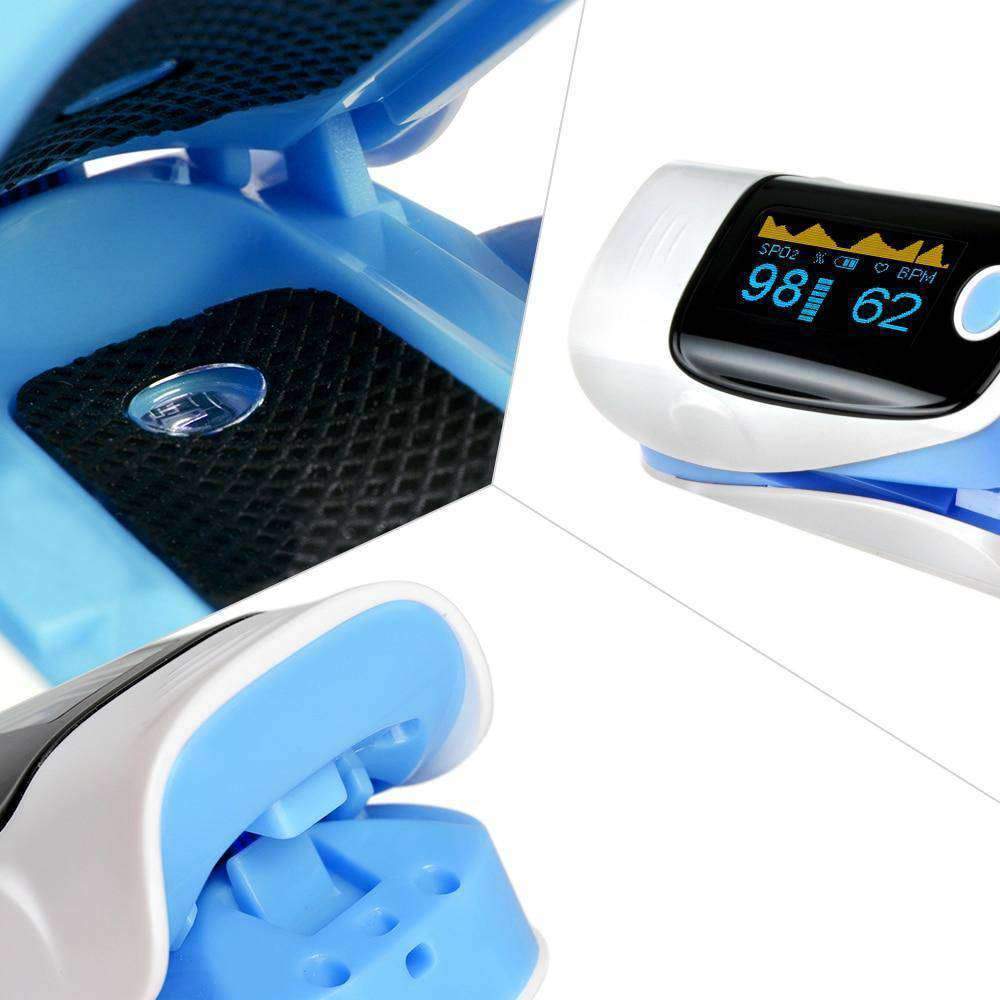 Digital Finger Pulse Oximeter OLED Oximeter SPO2 Display Blood Pressure ELERA Healthy Store