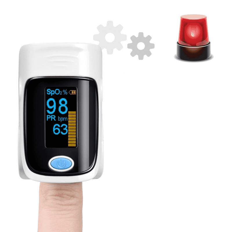 Digital Finger Pulse Oximeter OLED Oximeter SPO2 Display Blood Pressure ELERA Healthy Store
