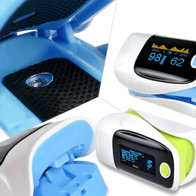 Digital Finger Pulse Oximeter OLED Oximeter SPO2 Display Blood Pressure ELERA Healthy Store