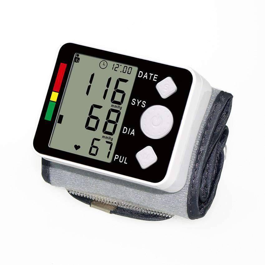 Digital Portable Wrist Blood Pressure Monitor And Tonometer Blood Pressure Healthy and Happy Life Default Title
