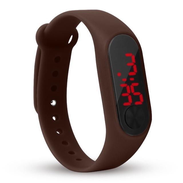 Digital Sport Watch for Children Children's Watches E-BOX (HK)Co., Ltd. coffee