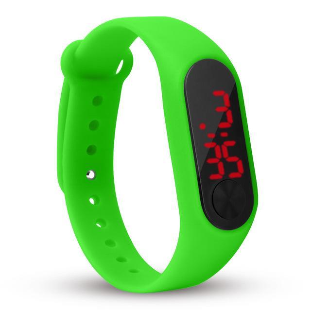 Digital Sport Watch for Children Children's Watches E-BOX (HK)Co., Ltd. green