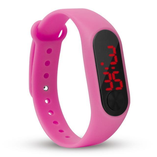 Digital Sport Watch for Children Children's Watches E-BOX (HK)Co., Ltd. pink