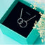 Double Circle Interlock Necklace Chain Necklaces anenjery Official Store