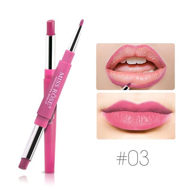 Double-End Functional Waterproof Pigment Lip Liner Lip Liner Molovely Store 03
