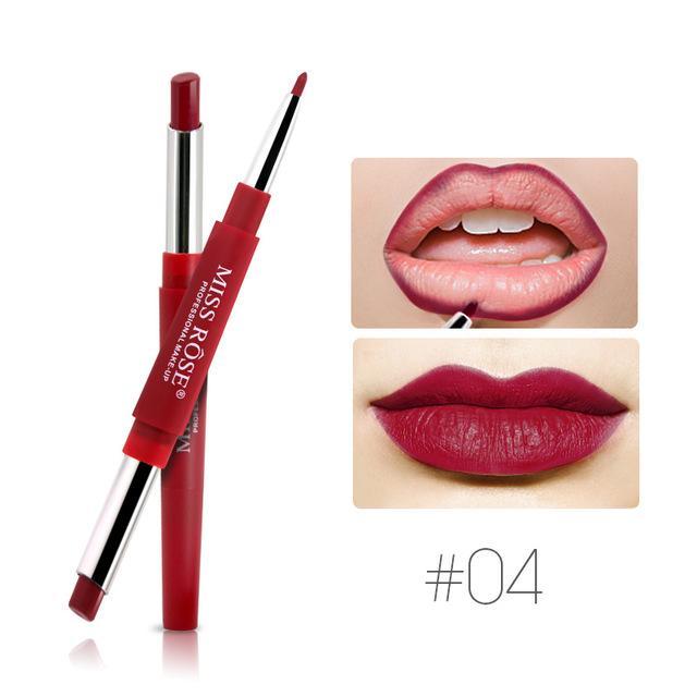 Double-End Functional Waterproof Pigment Lip Liner Lip Liner Molovely Store 04