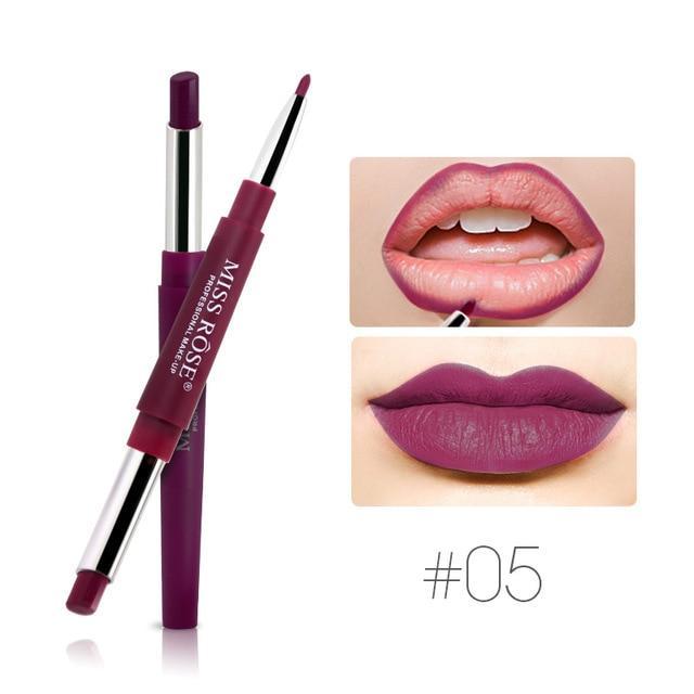 Double-End Functional Waterproof Pigment Lip Liner Lip Liner Molovely Store 05