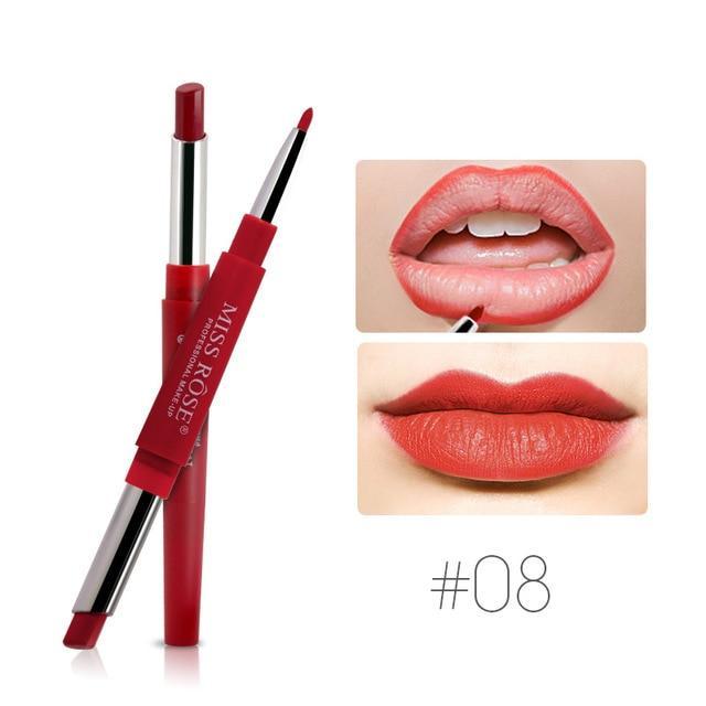 Double-End Functional Waterproof Pigment Lip Liner Lip Liner Molovely Store 08
