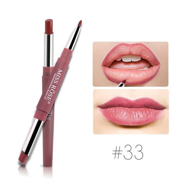 Double-End Functional Waterproof Pigment Lip Liner Lip Liner Molovely Store 33