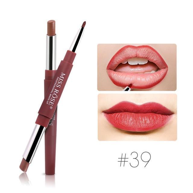 Double-End Functional Waterproof Pigment Lip Liner Lip Liner Molovely Store 39