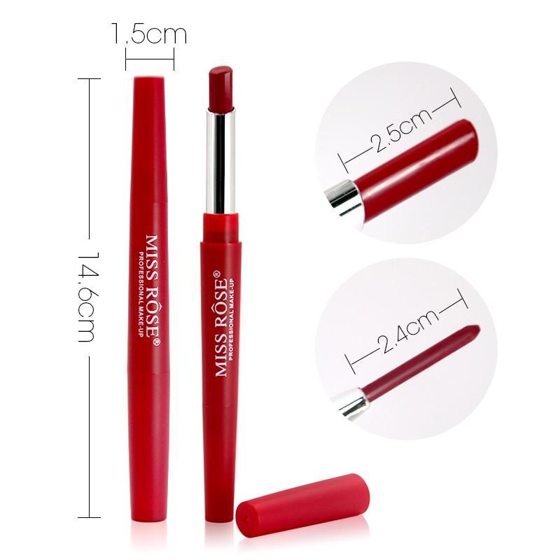 Double-End Functional Waterproof Pigment Lip Liner Lip Liner Molovely Store