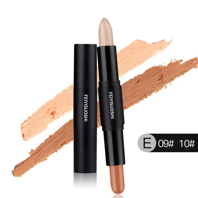 Double Extension Highlighter Shadow Concealer Stick Concealer HuaSign BeautyHealth Store E