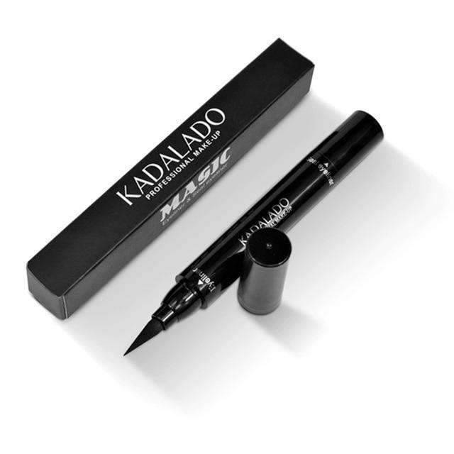 Double Head Waterproof Liquid Matte Gel Eyeshadow and Eyeliner Eye Shadow & Liner Combination Kadalado Store Black