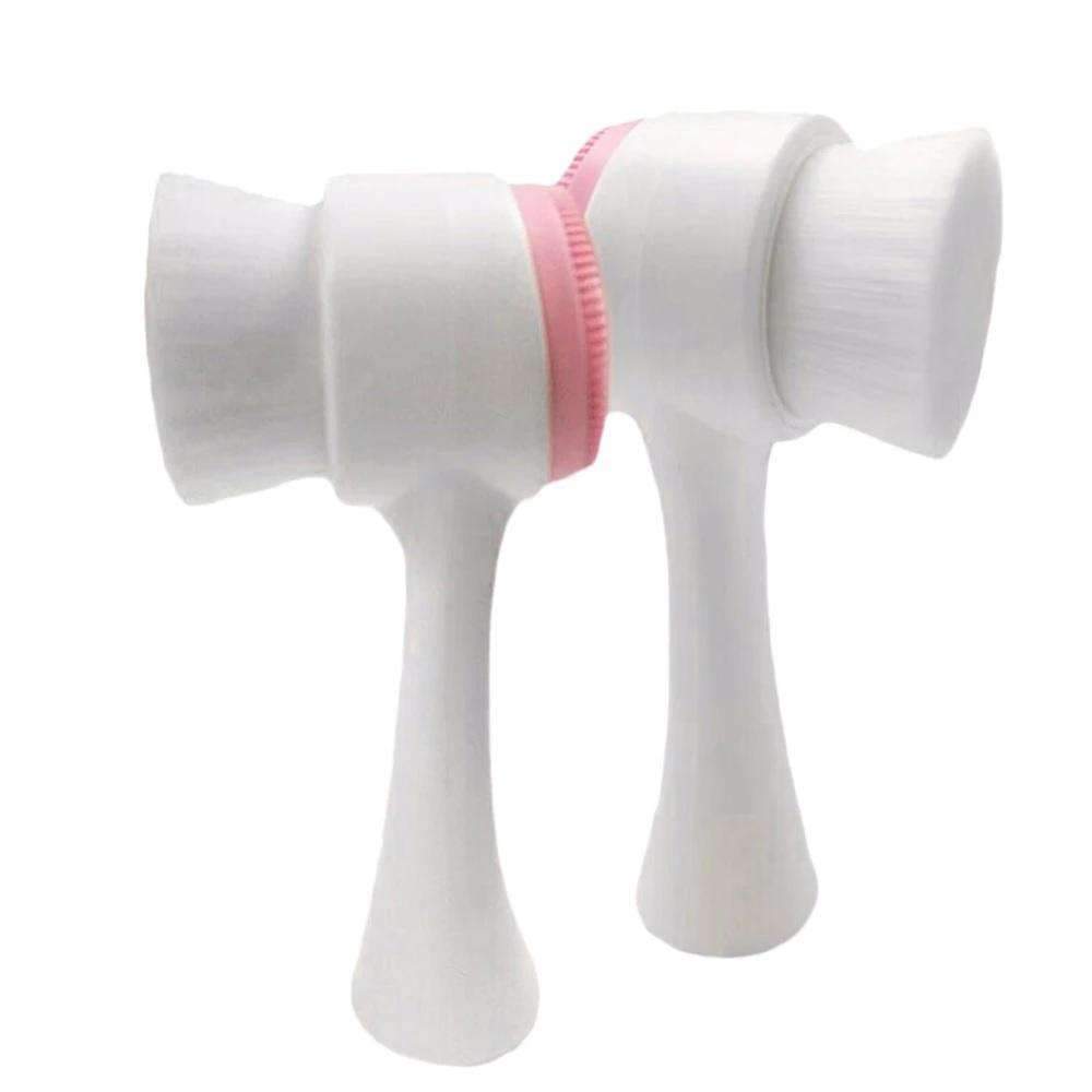 Double Side Silicone Face Vibration Massager Brush Skin Cleanser Cleansers Henny Liu's store
