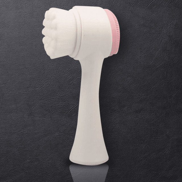 Double Side Silicone Face Vibration Massager Brush Skin Cleanser Cleansers Henny Liu's store