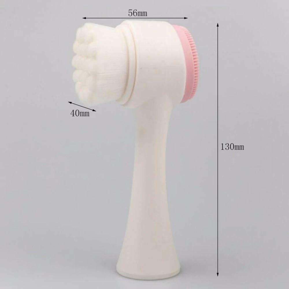 Double Side Silicone Face Vibration Massager Brush Skin Cleanser Cleansers Henny Liu's store