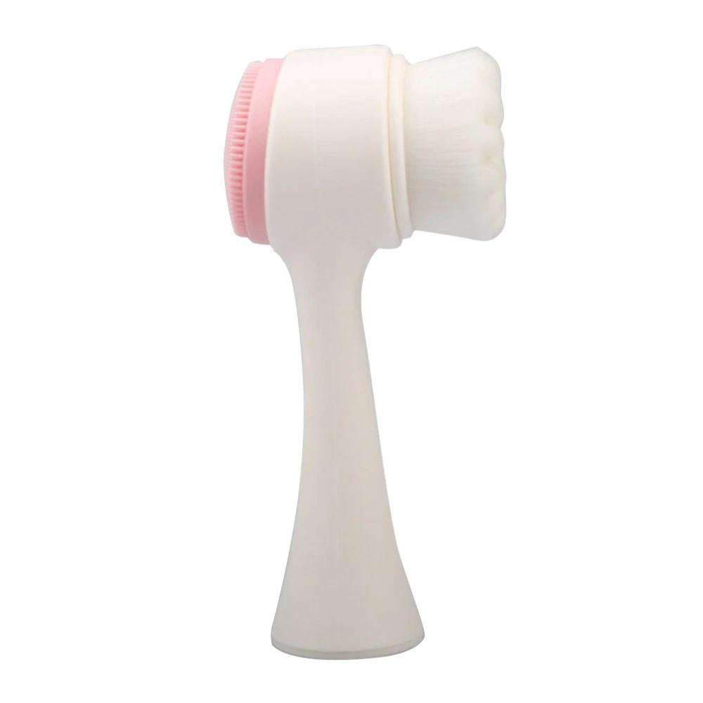 Double Side Silicone Face Vibration Massager Brush Skin Cleanser Cleansers TP Makeup Store