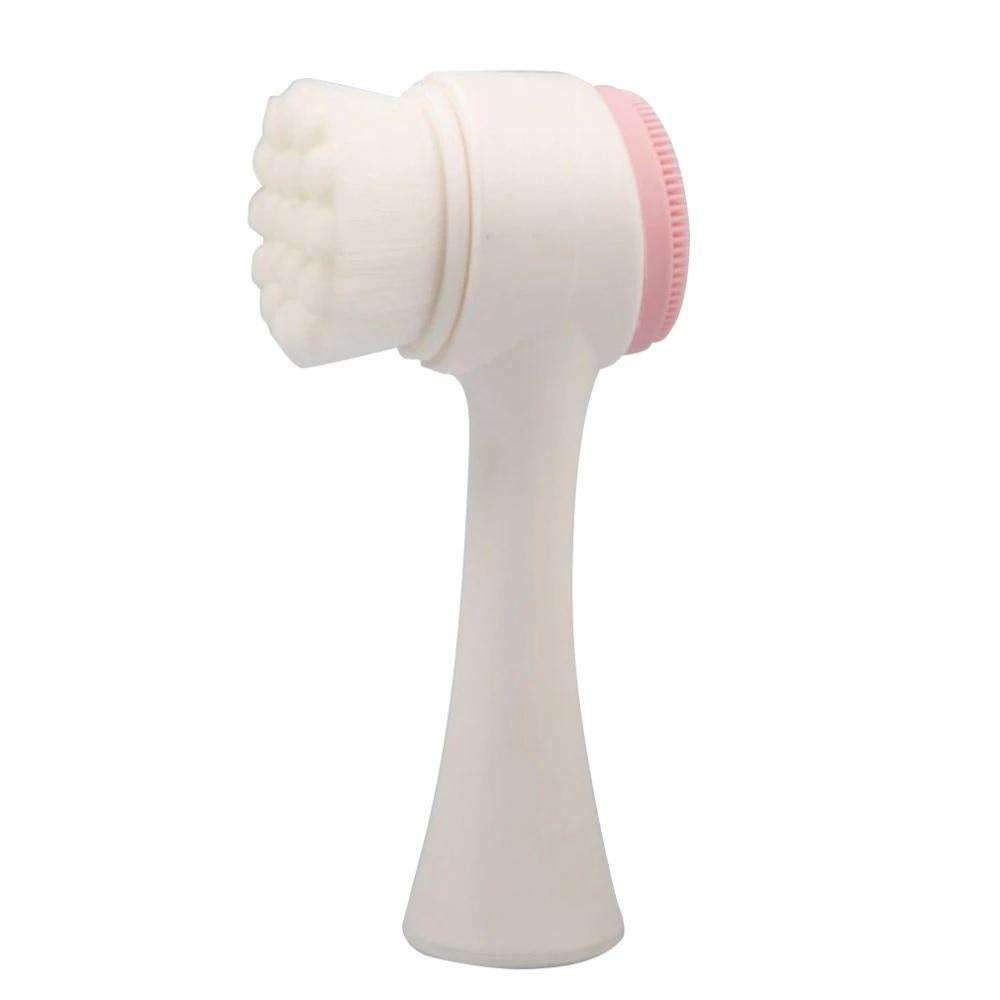 Double Side Silicone Face Vibration Massager Brush Skin Cleanser Cleansers TP Makeup Store