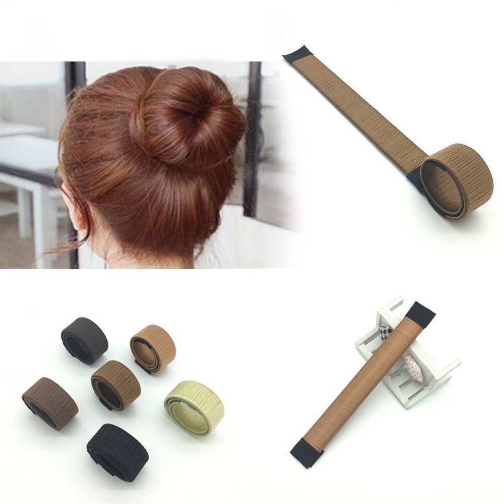 Easy Elastic Magic Styling Hair Bun Maker Tool Braiders Auntie Sofia Store