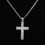 Egyptian Key to Life Cross Vintage Necklace Pendant Necklaces qijewells Store cross silver 30in 1 row chain