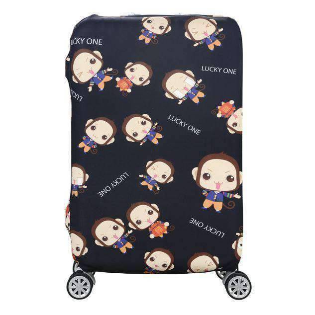 Elastic Travel Bag Trolley Suitcase Protective Cover Travel Accessories YIWU ZHUOYIMEI Store 2 S