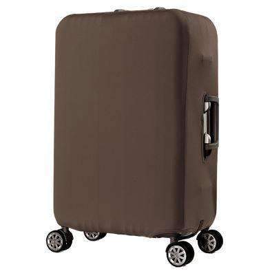 Elastic Travel Bag Trolley Suitcase Protective Cover Travel Accessories YIWU ZHUOYIMEI Store Brown S