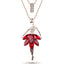 Enamel Necklace with Ballet Girl Design Pendant Necklaces Bonsny Official Store