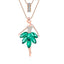 Enamel Necklace with Ballet Girl Design Pendant Necklaces Bonsny Official Store