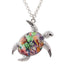 Enamel Turtle Necklaces for Women Pendant Necklaces Bonsny Official Store Pattern D