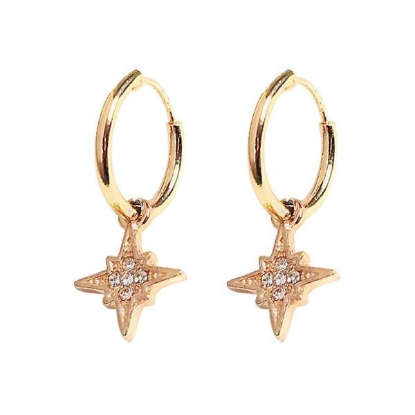 Endless Cartilage Hoop Earrings Hoop Earrings ArtiLady Jewelry (Stylish Designer Brand) E7898 Clear