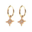 Endless Cartilage Hoop Earrings Hoop Earrings ArtiLady Jewelry (Stylish Designer Brand) E7898 Clear
