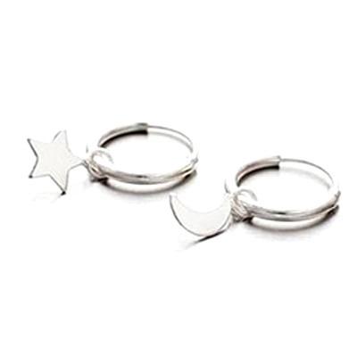 Endless Cartilage Hoop Earrings Hoop Earrings ArtiLady Jewelry (Stylish Designer Brand) E7950 Clear