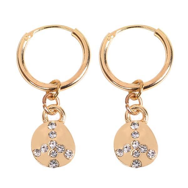 Endless Cartilage Hoop Earrings Hoop Earrings ArtiLady Jewelry (Stylish Designer Brand) E8053 Clear