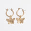 Endless Cartilage Hoop Earrings Hoop Earrings ArtiLady Jewelry (Stylish Designer Brand) E8521 Clear