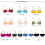 Ethnic Circle Fringed Tassel Earrings Drop Earrings Shine Lives Store