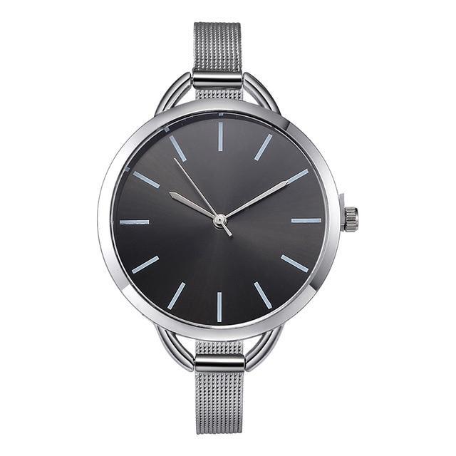 European Style Stainless Steel Elegant Watch Women's Watches bgg whloesale&retail store Black