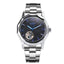 Exotic Dodecagon Skeleton Design Mechanical Watch For Men Mechanical Watches T-WINNER Official Store BLACK Steel